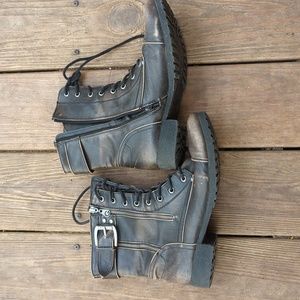 Guess distressed boots